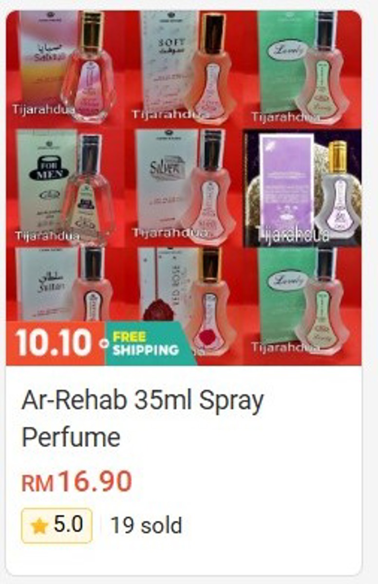 Ar-Rehab 35ml Perfume Spray