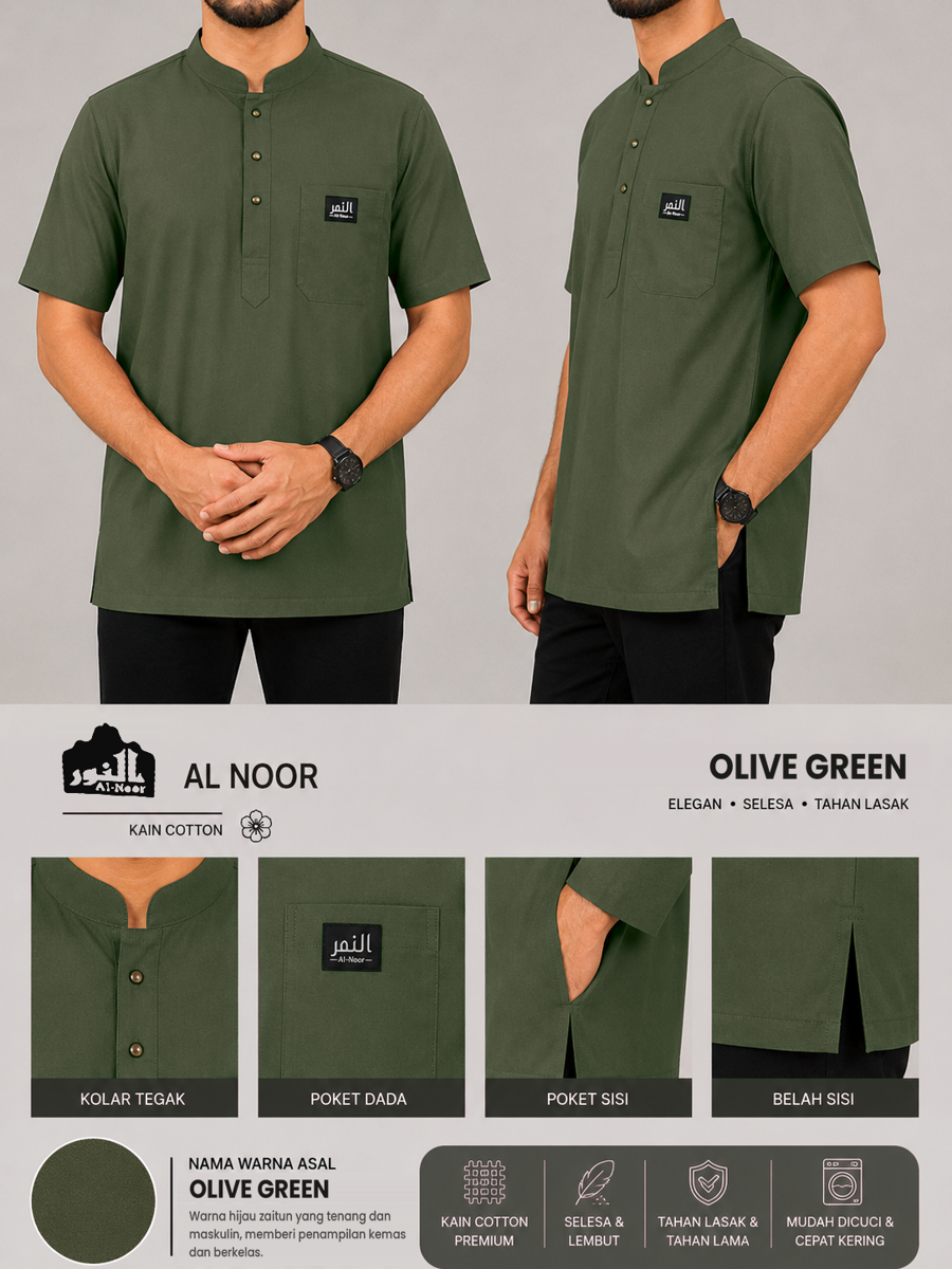 Haramain  Al Noor Kurta Kain Cotton  Clothing