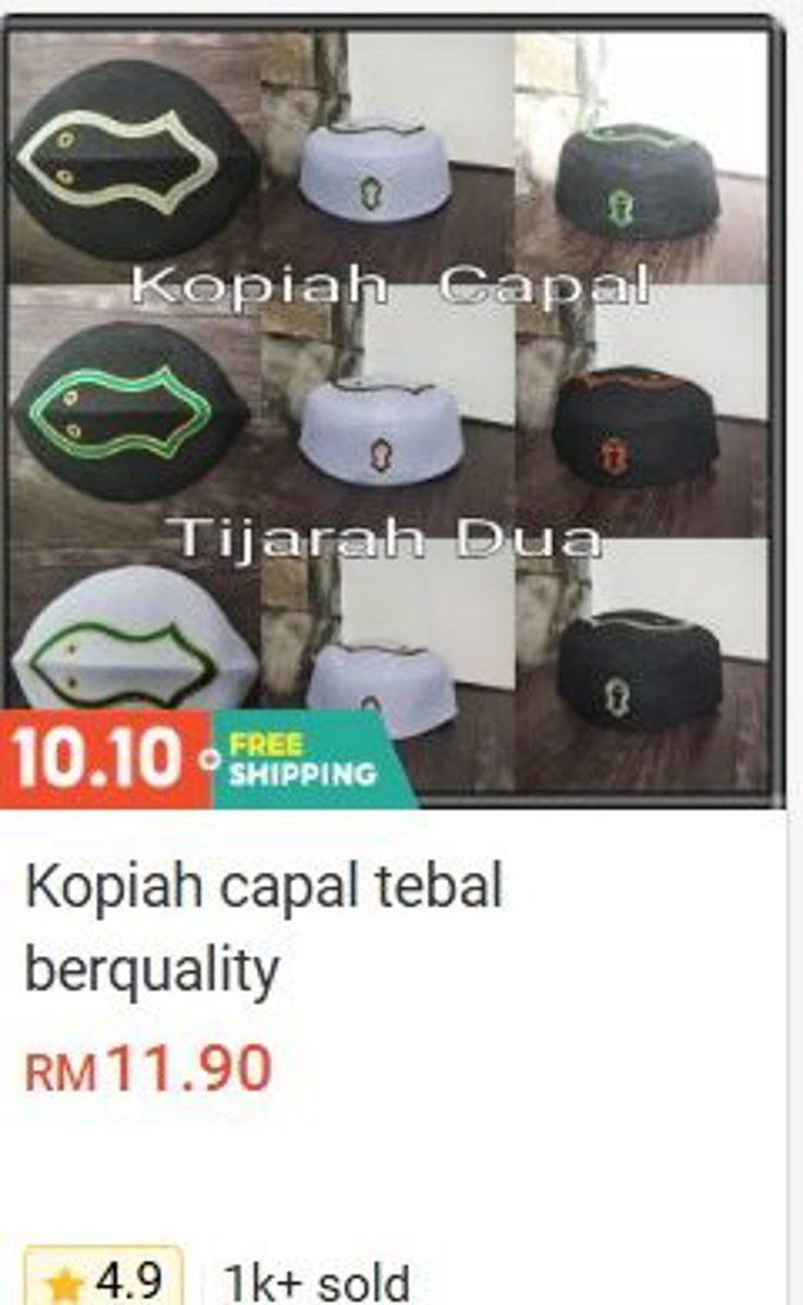 Kopiah Capal Thick (Quality)