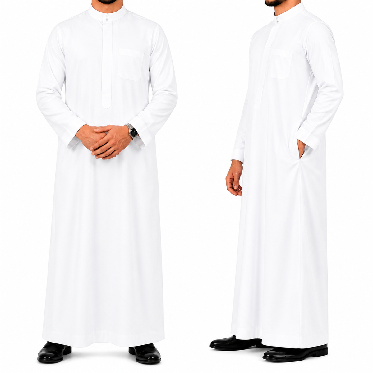 Haramain  Jubah Al Haramain Kain Coat Tebal Exclusive  Clothing