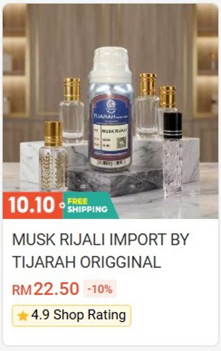 Musk Rijali Import by Tijarah (Original)