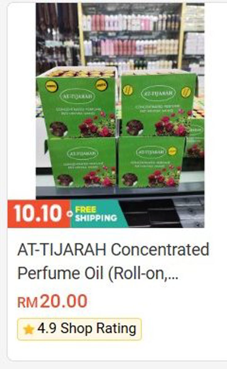 At-Tijarah Concentrated Perfume Oil (Roll-On) Perfume & Attar