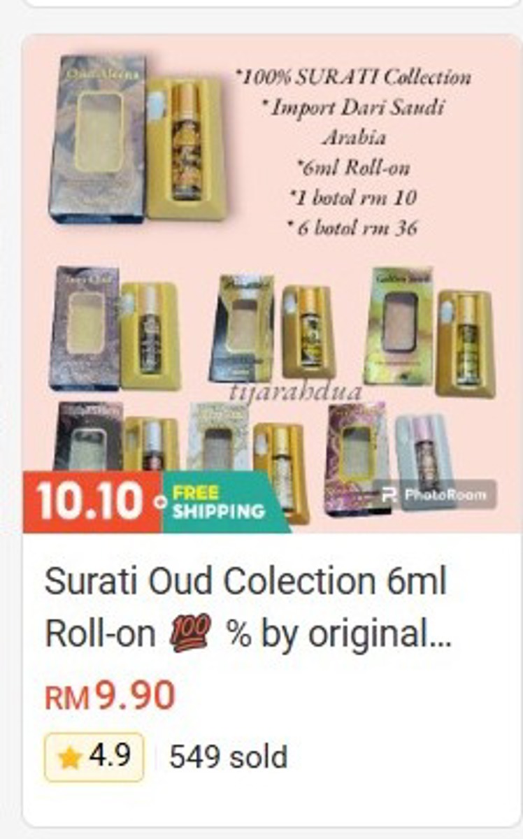 Surati Oud Collection 6ml Roll-On