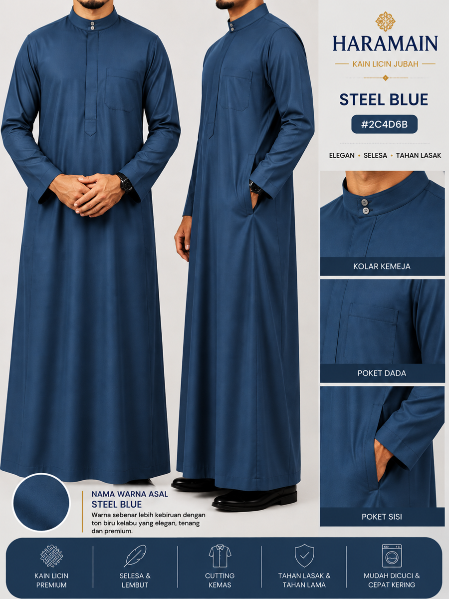 Jubah Haramain Licin 