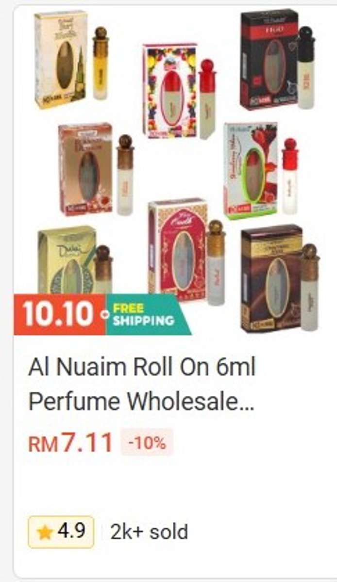 Al Nuaim Roll-On 6ml Perfume