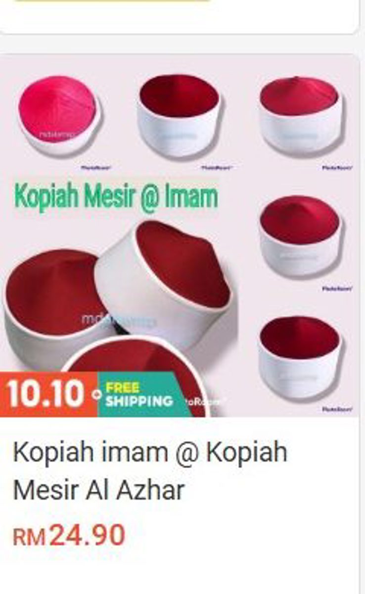 Kopiah Imam / Kopiah Mesir Al Azhar