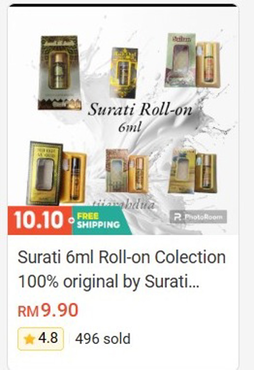 Surati 6ml Roll-On Collection