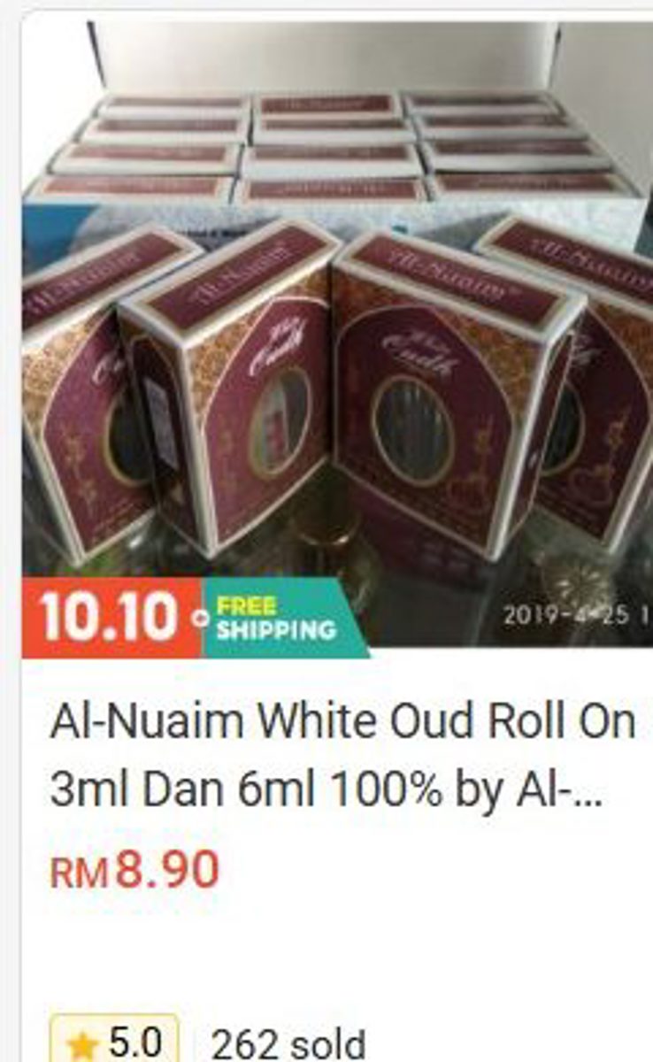 Al-Nuaim White Oud Roll-On