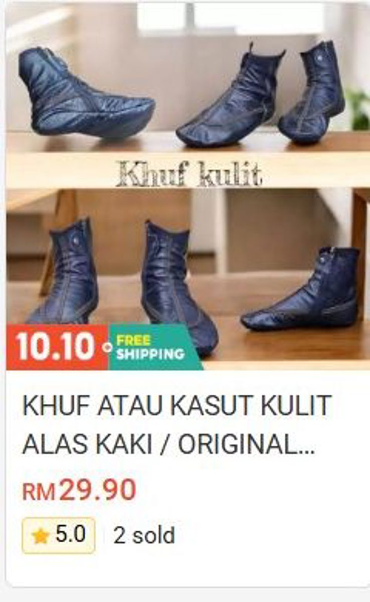 Khuf / Leather Footwear (Original) Others (Wallet, Miswak, Sejadah etc)
