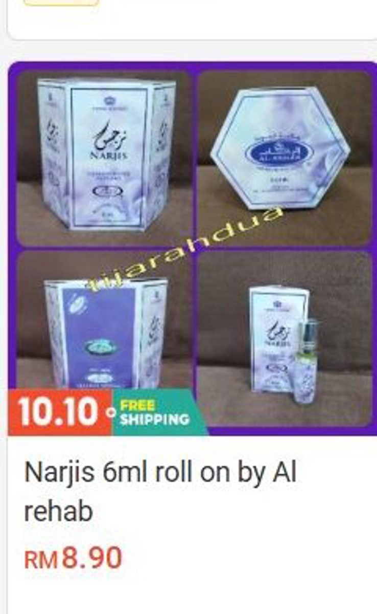 Narjis 6ml Roll-On by Al Rehab