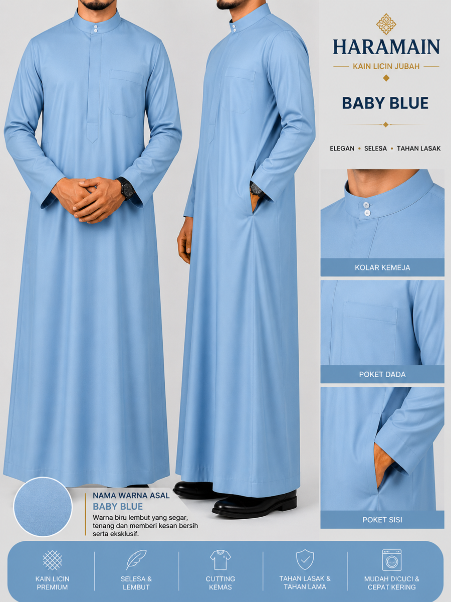 Jubah Haramain Licin 