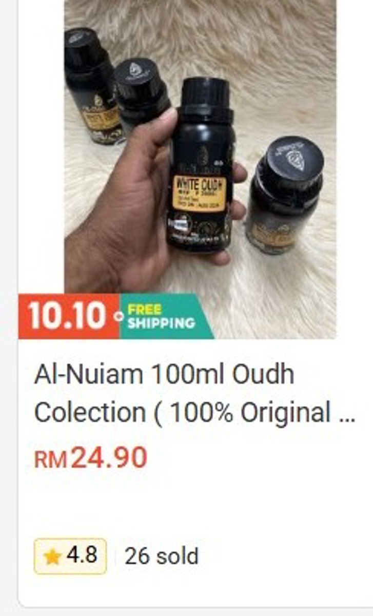 Al-Nuaim Oudh Collection 100ml