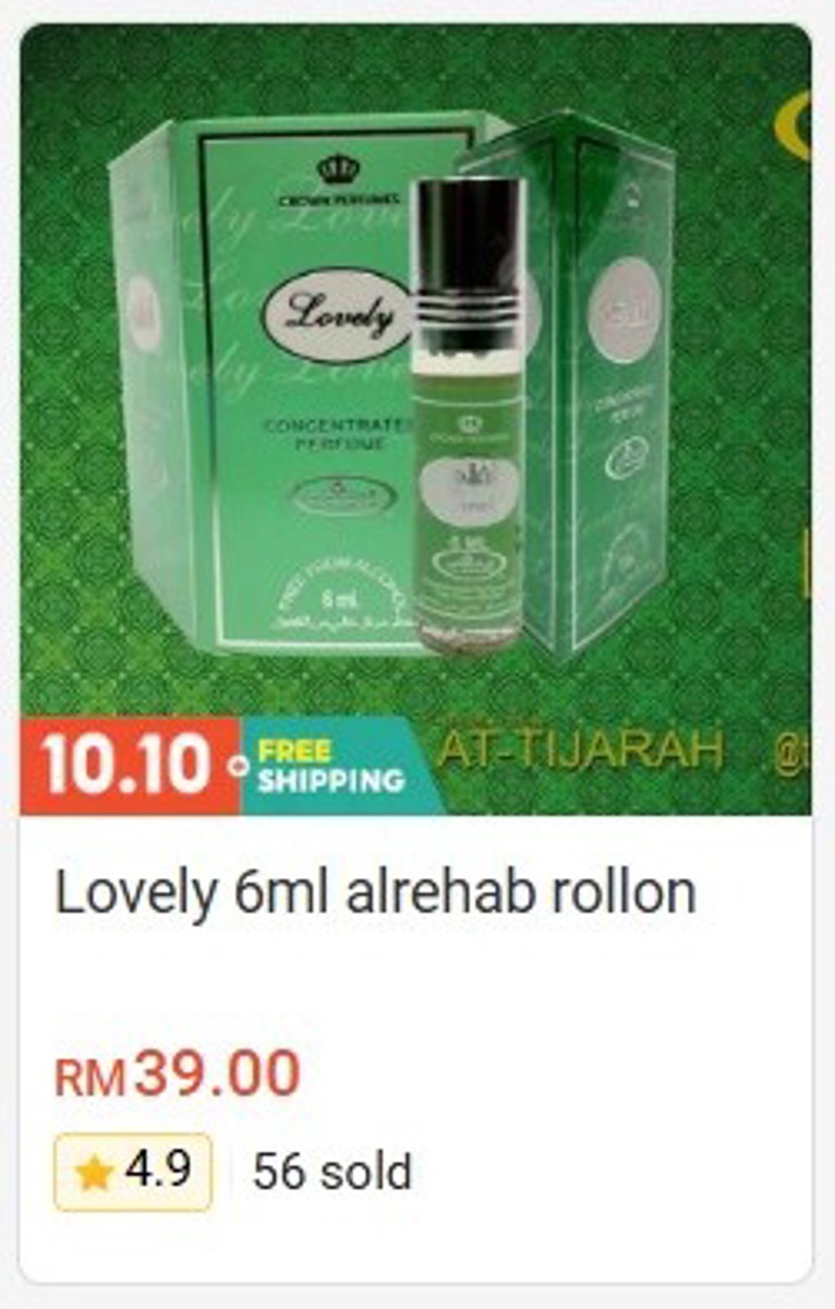 Lovely 6ml Roll-On by Al Rehab