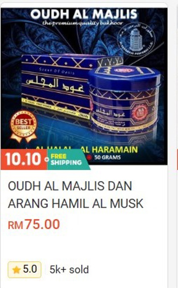 Oudh Al Majlis and Arang Hamil Al Musk