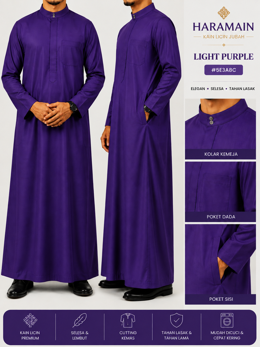 Jubah Haramain Licin 