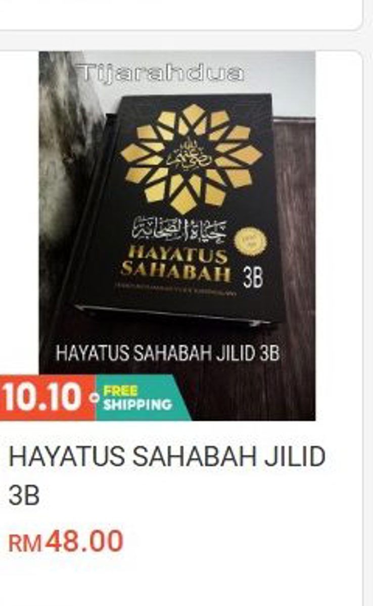 Hayatus Sahabah Jilid 3B Books