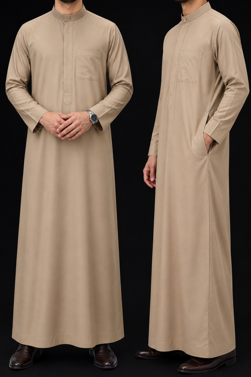 Haramain  Jubah Al Haramain Kain Coat Tebal Exclusive  Clothing