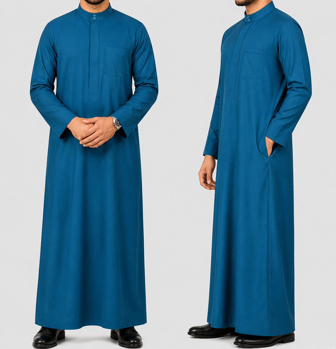 Haramain  Jubah Al Haramain Kain Coat Tebal Exclusive  Clothing