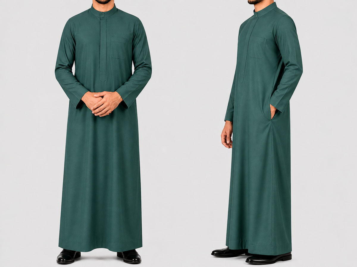 Haramain  Jubah Al Haramain Kain Coat Tebal Exclusive  Clothing