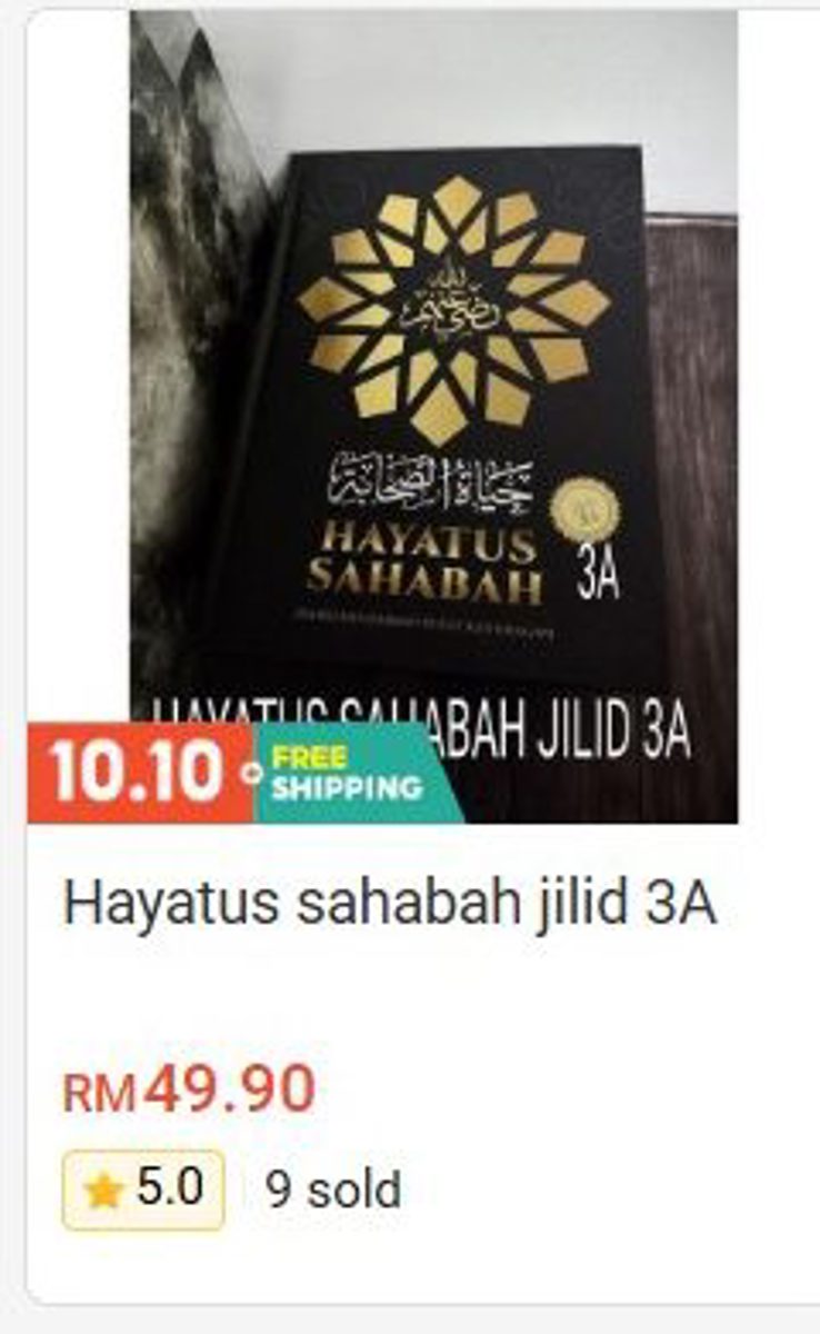 Hayatus Sahabah Jilid 3A Books